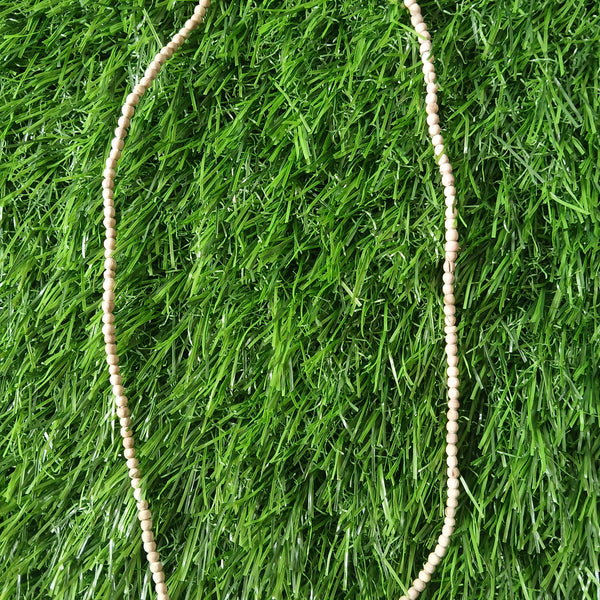 2 Round Super Premium Quality Pure Tulsi Kanthi Mala smallest Bead 34 Inches