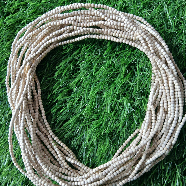 2 Round Super Premium Quality Pure Tulsi Kanthi Mala Small Beads 34 Inches