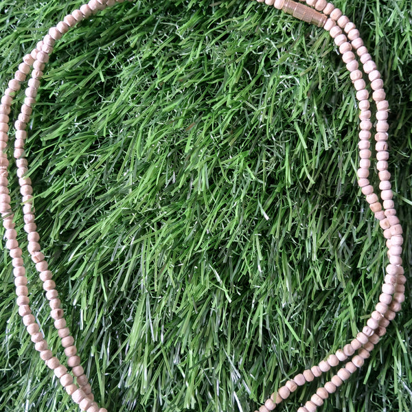 2 Round Super Premium Quality Pure Tulsi Kanthi Mala Small Beads 34 Inches