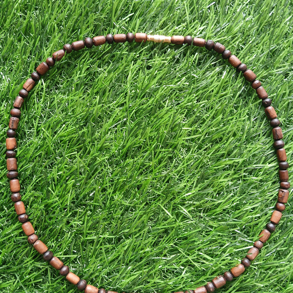 1 Round Brown Desi Ghee Pure Tulsi Kanthi Mala (19 Inches)