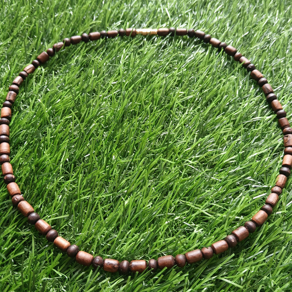 1 Round Brown Desi Ghee Pure Tulsi Kanthi Mala (19 Inches)