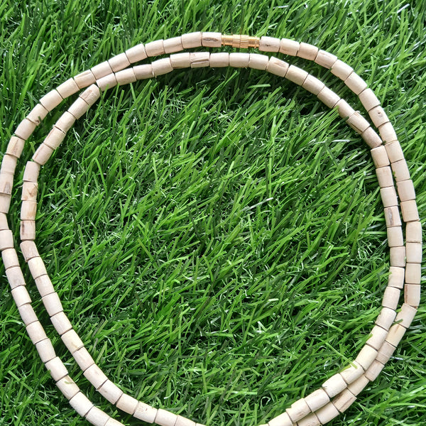 2 Round Super Premium Quality Pure Tulsi Kanthi Mala 34 Inches