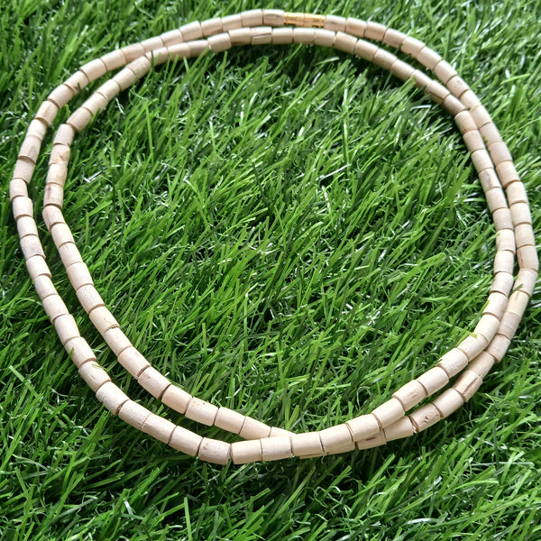 2 Round Super Premium Quality Pure Tulsi Kanthi Mala 34 Inches