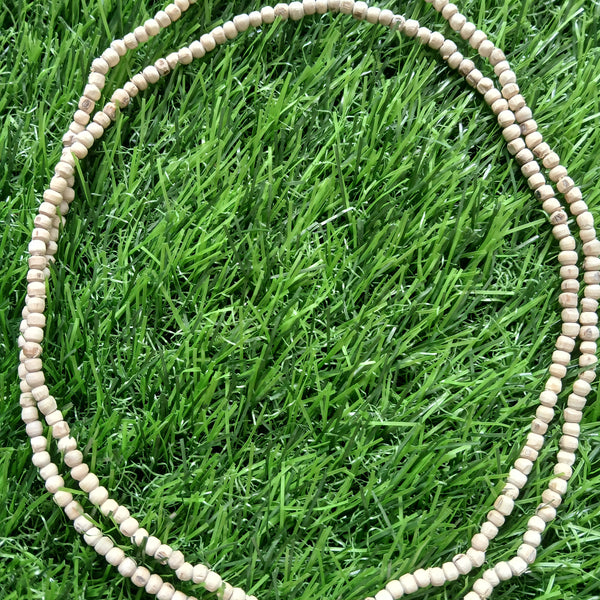 2 Round Premium Quality  Pure Tulsi Kanthi Mala 34 Inches