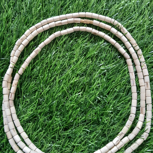 3 Round Super Premium Quality Pure Tulsi Kanthi Mala 51 Inches