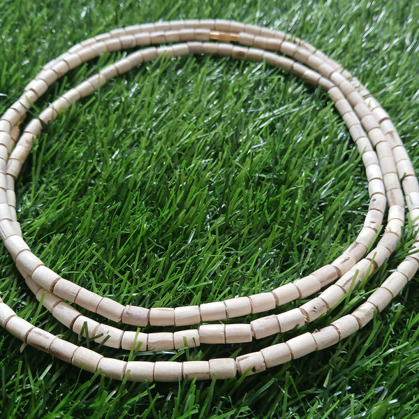 3 Round Super Premium Quality Pure Tulsi Kanthi Mala 51 Inches