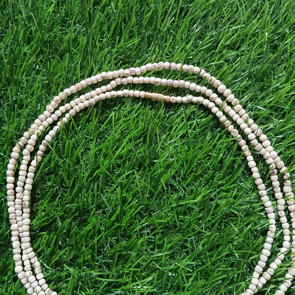 3 round Premium Quality Pure Tulsi Kanthi Mala 51 Inches