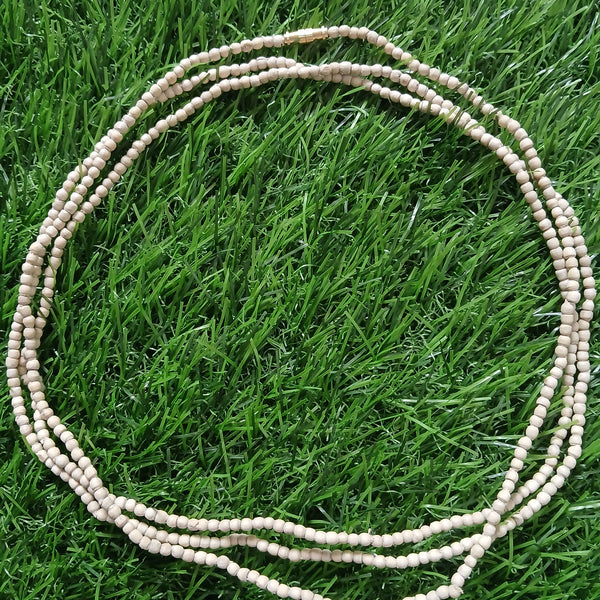 3 round Premium Quality Pure Tulsi Kanthi Mala 51 Inches