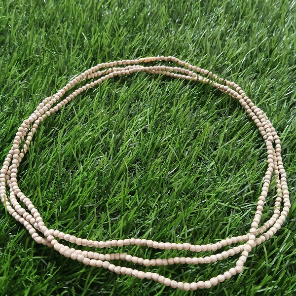 3 round Premium Quality Pure Tulsi Kanthi Mala 51 Inches