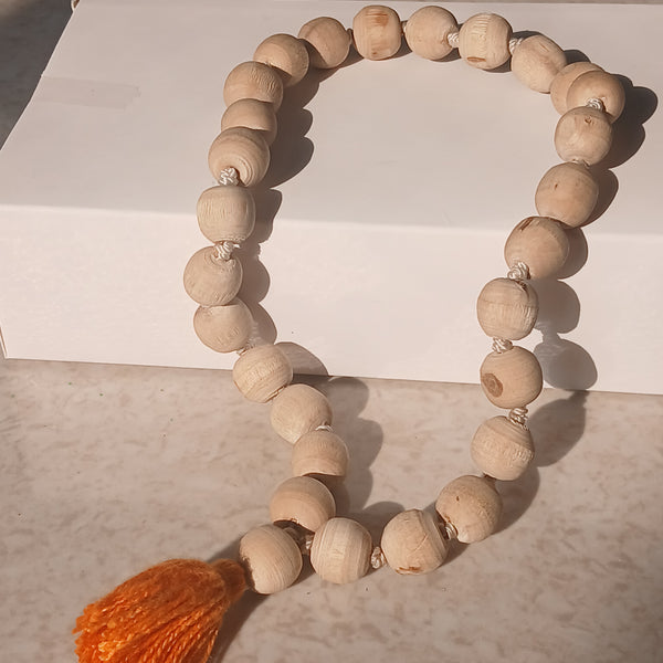 (27+1) Sumerini 10 MM Pure Tulsi Japa Mala 1 Qty