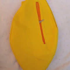 Yellow Colour Japa Mala Jholi Bag Cotton