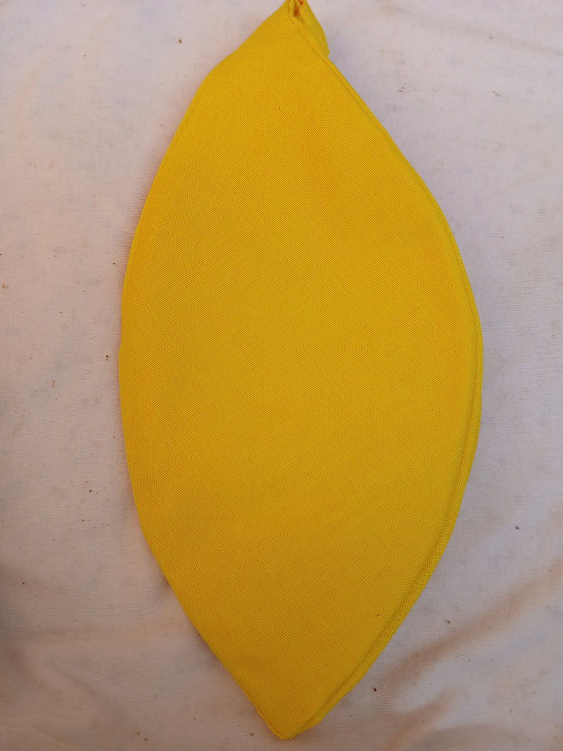 Yellow Colour Japa Mala Jholi Bag Cotton