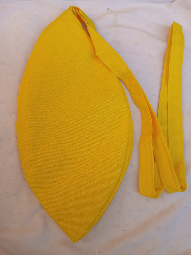 Yellow Colour Japa Mala Jholi Bag Cotton
