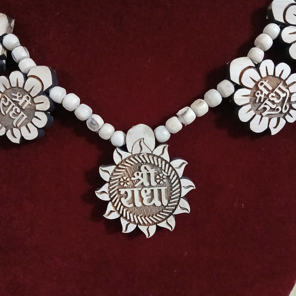 (8+1) Pendant Radha Naam Pure Tulsi Neclace Premium Quality