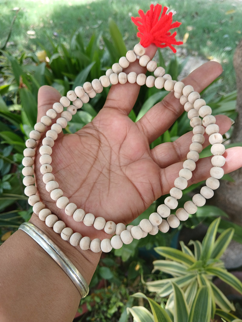 7MM Super Premium Quality Tulsi Japa Mala With Knot (108+1)