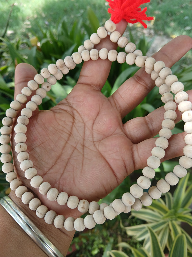 7MM Super Premium Quality Tulsi Japa Mala With Knot (108+1)
