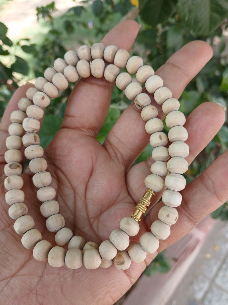 ' 1 Round 19 Inches Pure Tulsi Kanthi Mala 8 MM Beads Size Premium Quality'