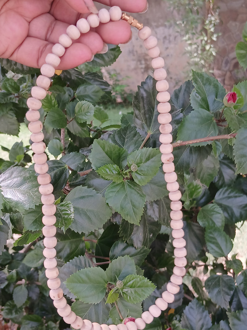 ' 1 Round 19 Inches Pure Tulsi Kanthi Mala 8 MM Beads Size Premium Quality'