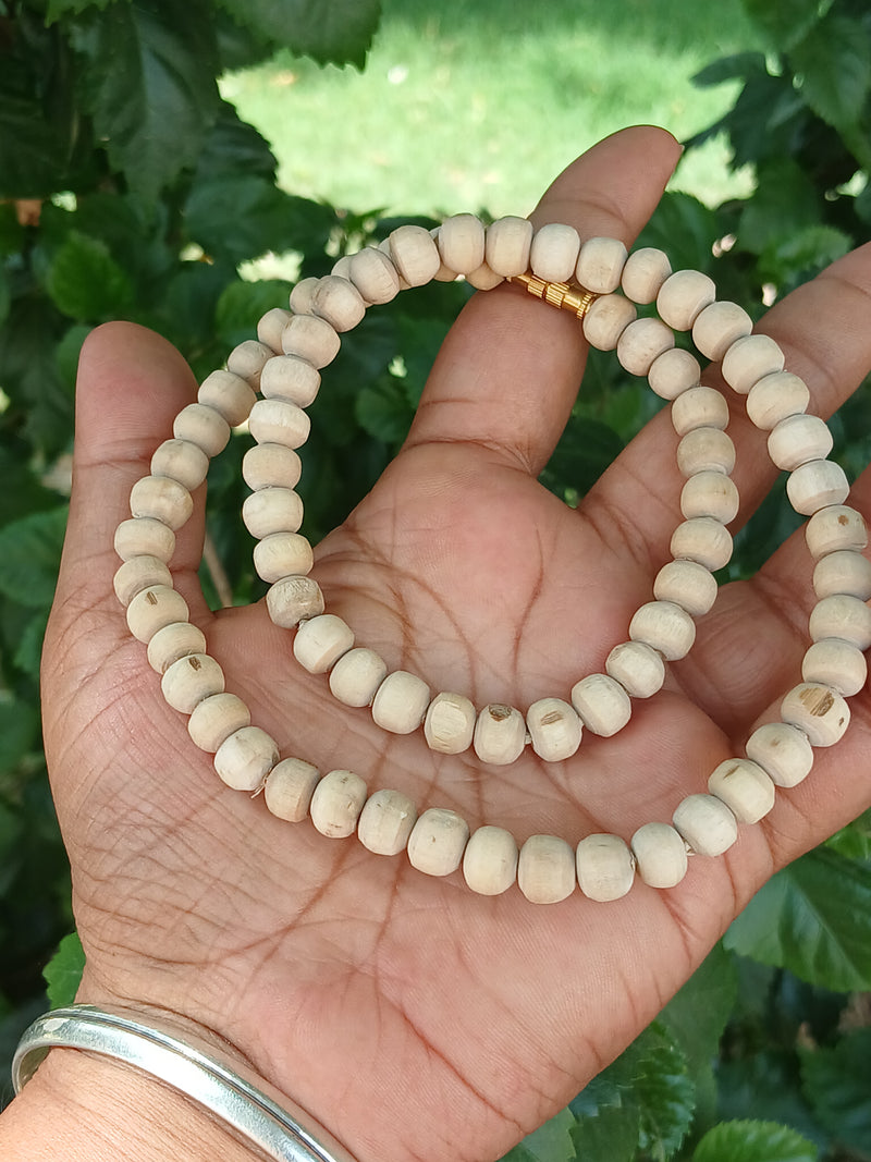 ' 1 Round 19 Inches Pure Tulsi Kanthi Mala 8 MM Beads Size Premium Quality'