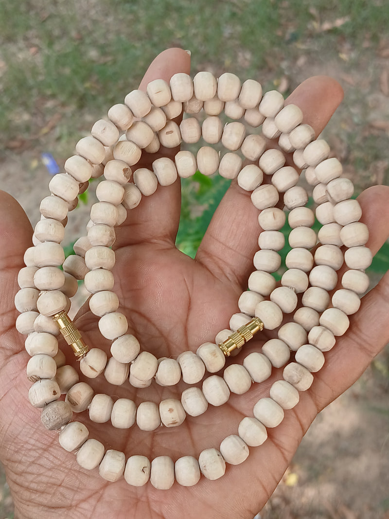 ' 1 Round 19 Inches Pure Tulsi Kanthi Mala 8 MM Beads Size Premium Quality'