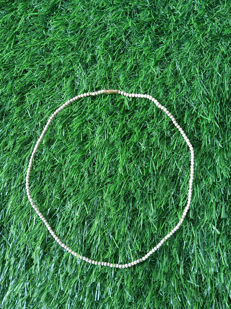 2 Round Super Premium Quality Pure Tulsi Kanthi Mala smallest Bead 34 Inches