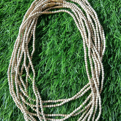 2 Round Super Premium Quality Pure Tulsi Kanthi Mala smallest Bead 34 Inches