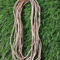 2 Round Super Premium Quality Pure Tulsi Kanthi Mala smallest Bead 34 Inches