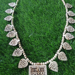 16 +1 Radha Naam Pendant Pure Tulsi Mala
