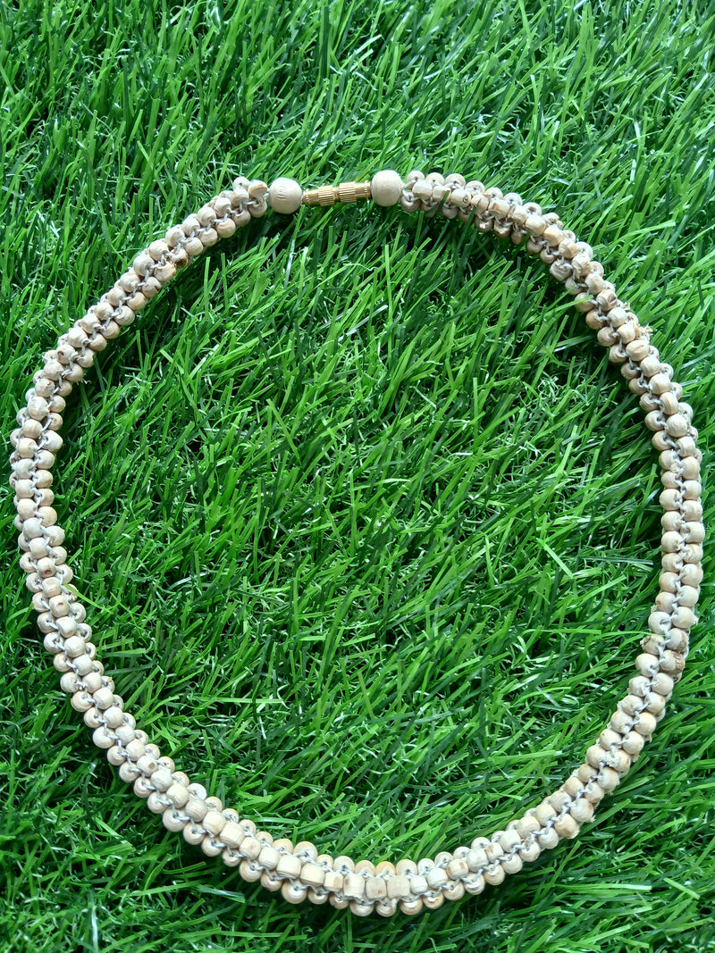 '1 Round 19 Inches Super Premium Quality 4 Layer Pure Tulsi Kanthi Mala'
