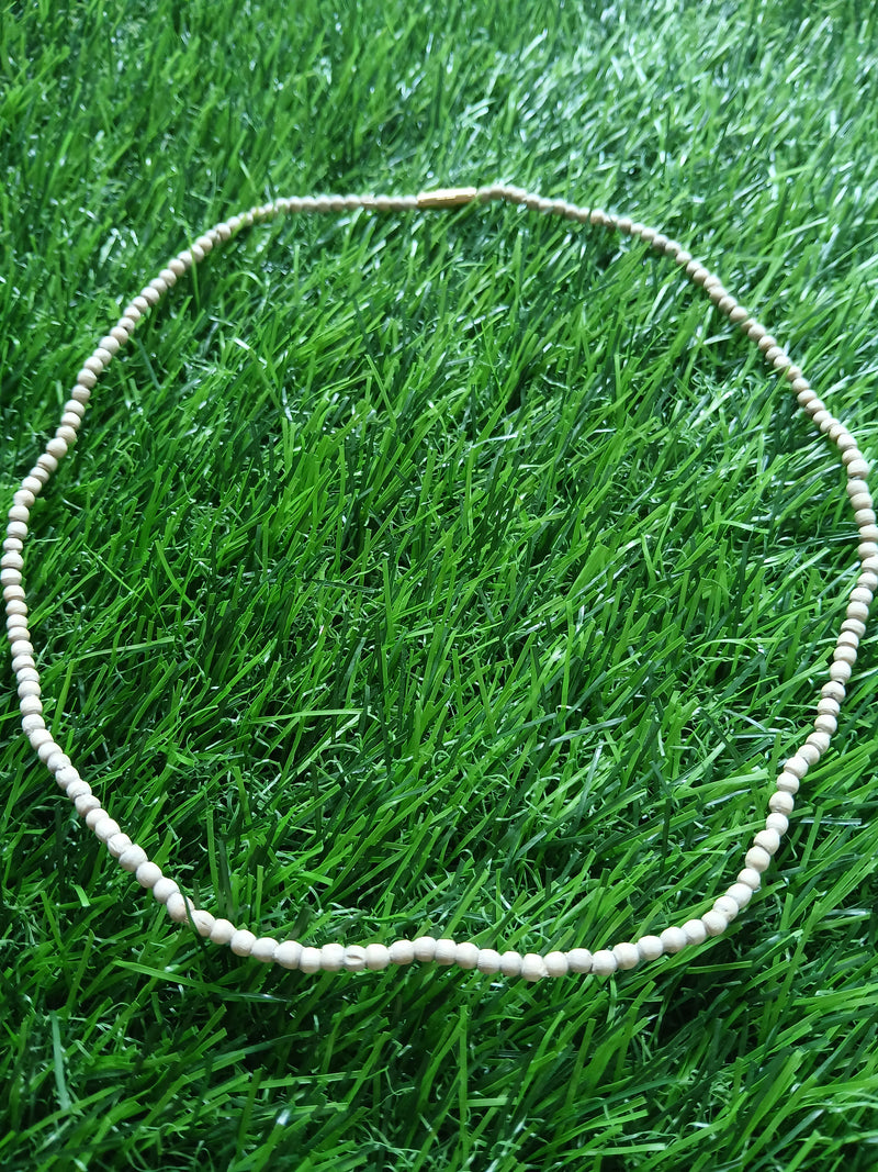 '1 Round 19 inches Super Premium Quality Smallest Beads Pure Tulsi Kanthi Mala'