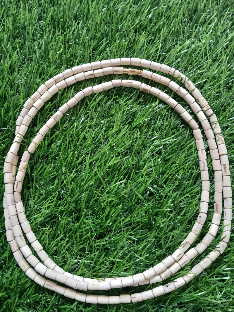 3 Round Super Premium Quality Pure Tulsi Kanthi Mala 51 Inches