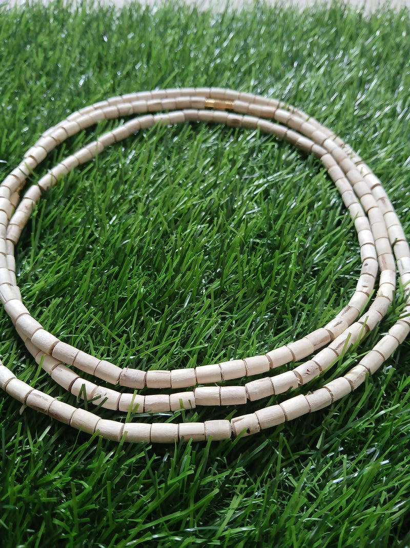 3 Round Super Premium Quality Pure Tulsi Kanthi Mala 51 Inches