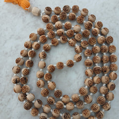 8 MM Radha Naam Pure Tulsi Japa Mala (108+1)