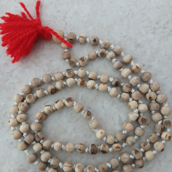 8-9 MM Rough Economical Tulsi Japa Mala (108+1)