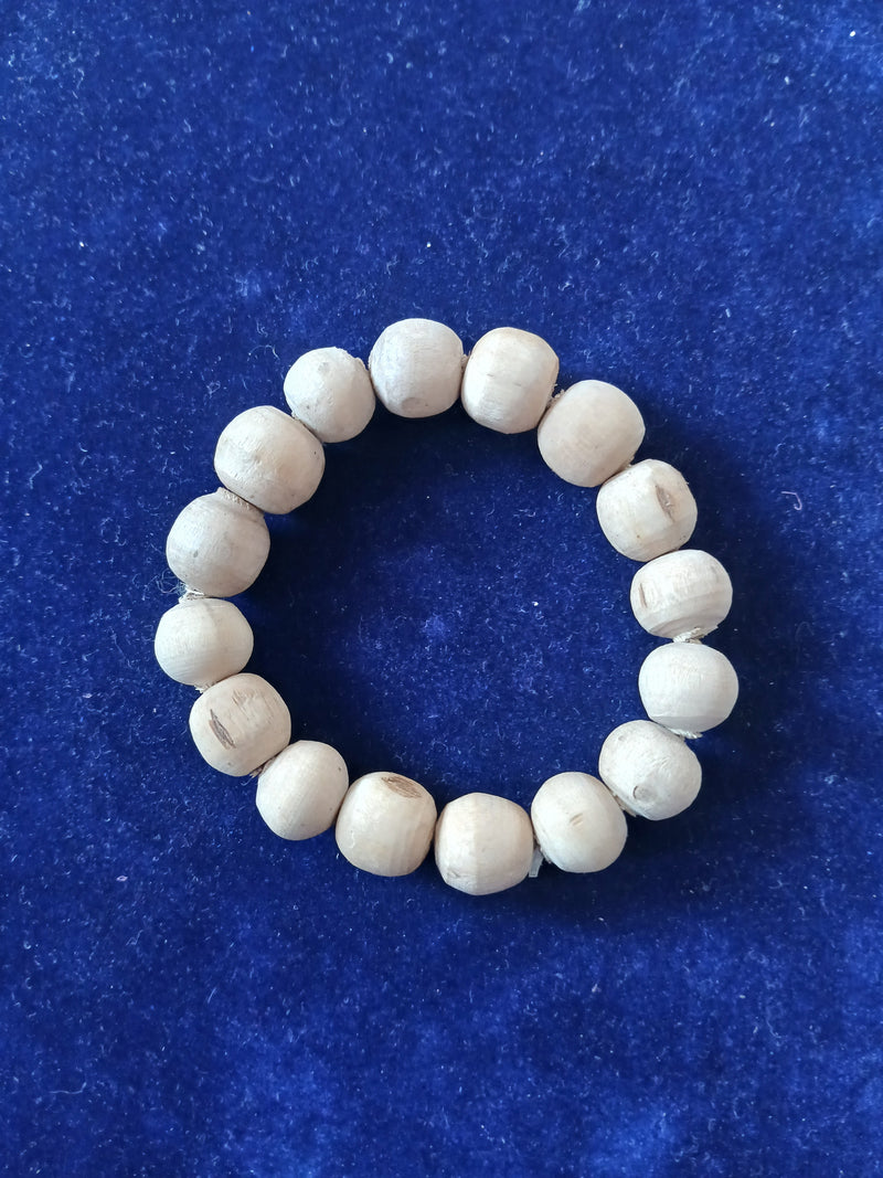 11 MM Pure Tulsi Beads Bracelet-Free Size
