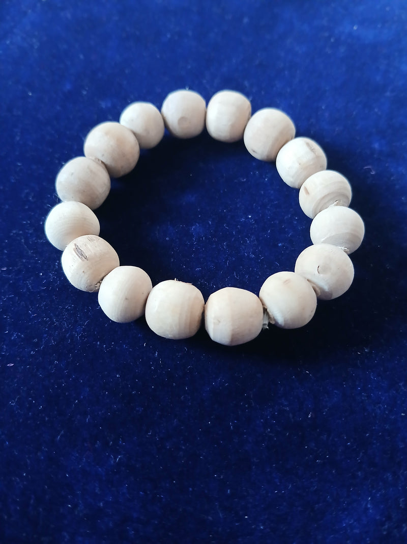 11 MM Pure Tulsi Beads Bracelet-Free Size