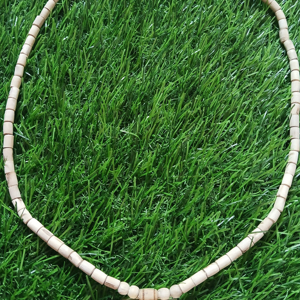 Radha Naam Small Bhaktmaal Pendant Pure Tulsi Mala 24 Inches