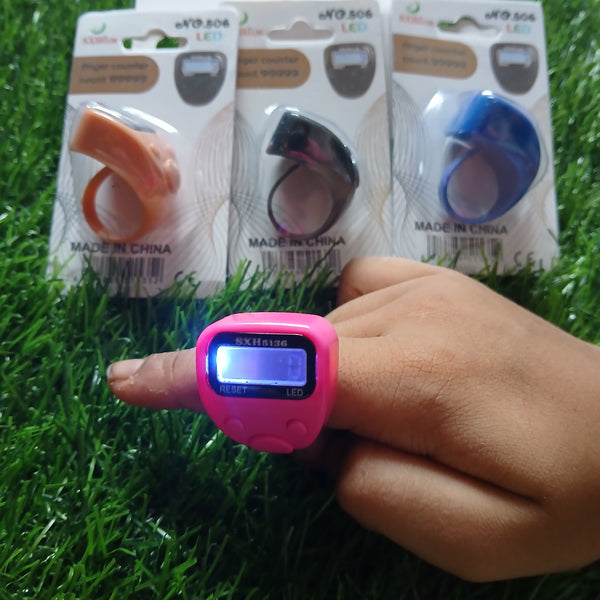 Finger Japa Counter With LED Light (1 Pcs)
