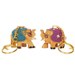 Jaipuri Handicraft Work Key Chain 1 Nos