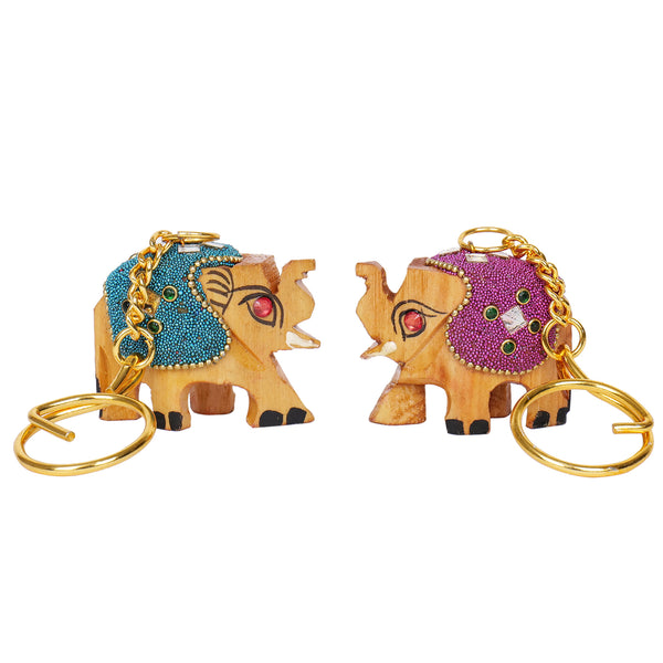Jaipuri Handicraft Work Key Chain 1 Nos