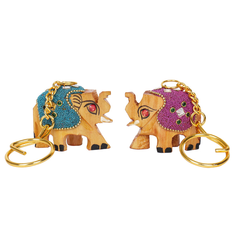 Jaipuri Handicraft Work Key Chain 1 Nos