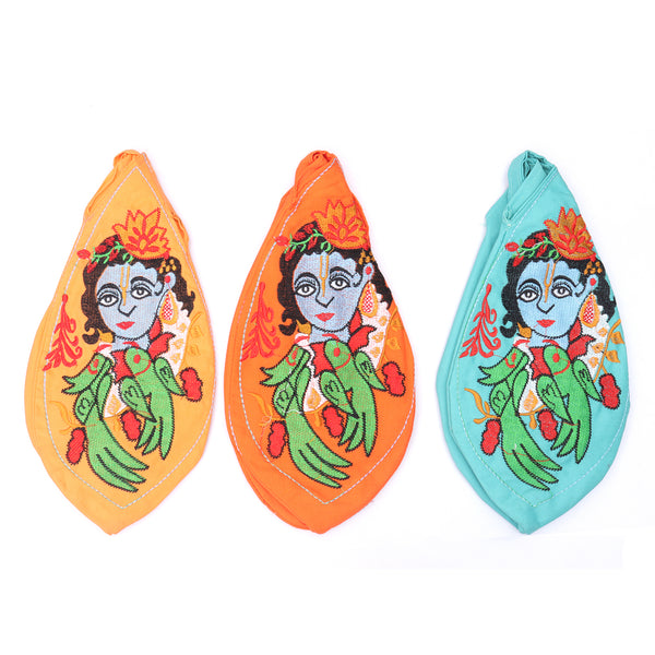 Embrodery Work Japa Mala Jholi Bag/Gomukhi