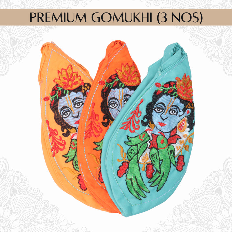 Embrodery Work Japa Mala Jholi Bag/Gomukhi