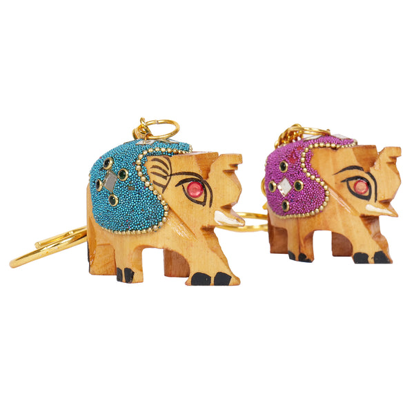 Jaipuri Handicraft Work Key Chain 1 Nos