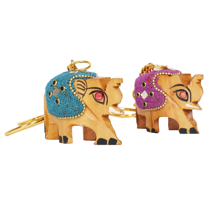 Jaipuri Handicraft Work Key Chain 1 Nos