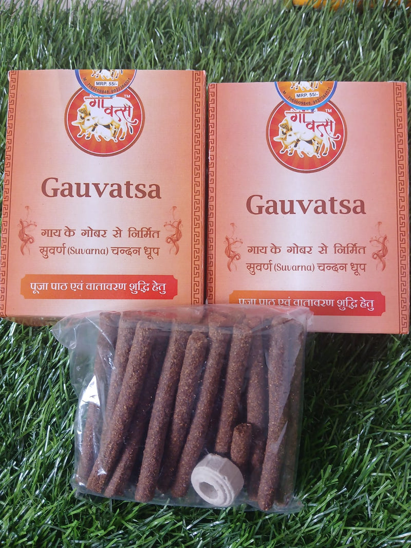 GauVatsa Organic Cow Dung Dhoop 1 Qty