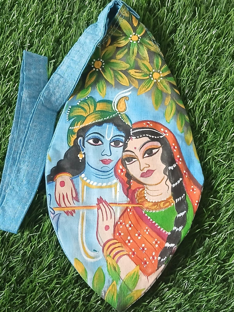Hand Painted Radha Krishana Premium Quality 1 Qty
