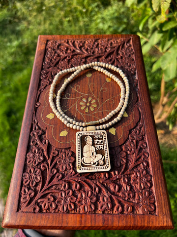 8-9 MM Rough Economical Tulsi Japa Mala (108+1)